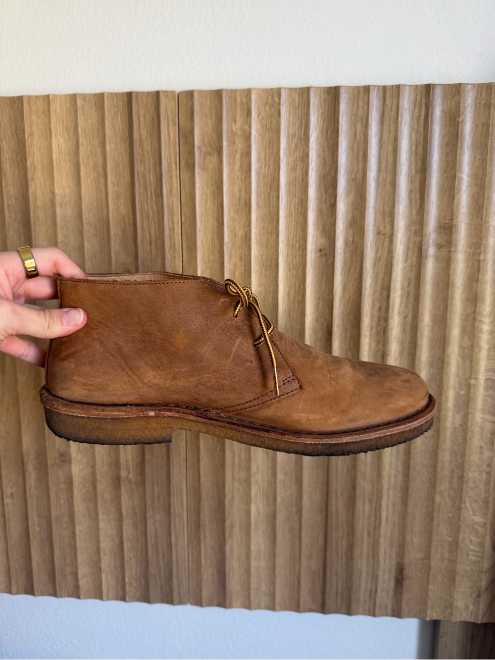 Astorflex Brown Leather Chukka Boots - Sz 11 - Picture 7 of 9